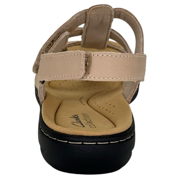 Clarks Laurieann Vine Tan Strappy Leather Womens Sandals Size 9.5M - Picture 4 of 14